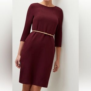 MM Lafleur Sz 6 Seamed Sheath Dress EUC